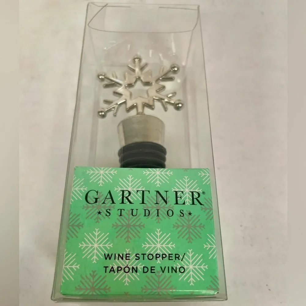Gartner Studios Snowflake Wine Stopper (3)